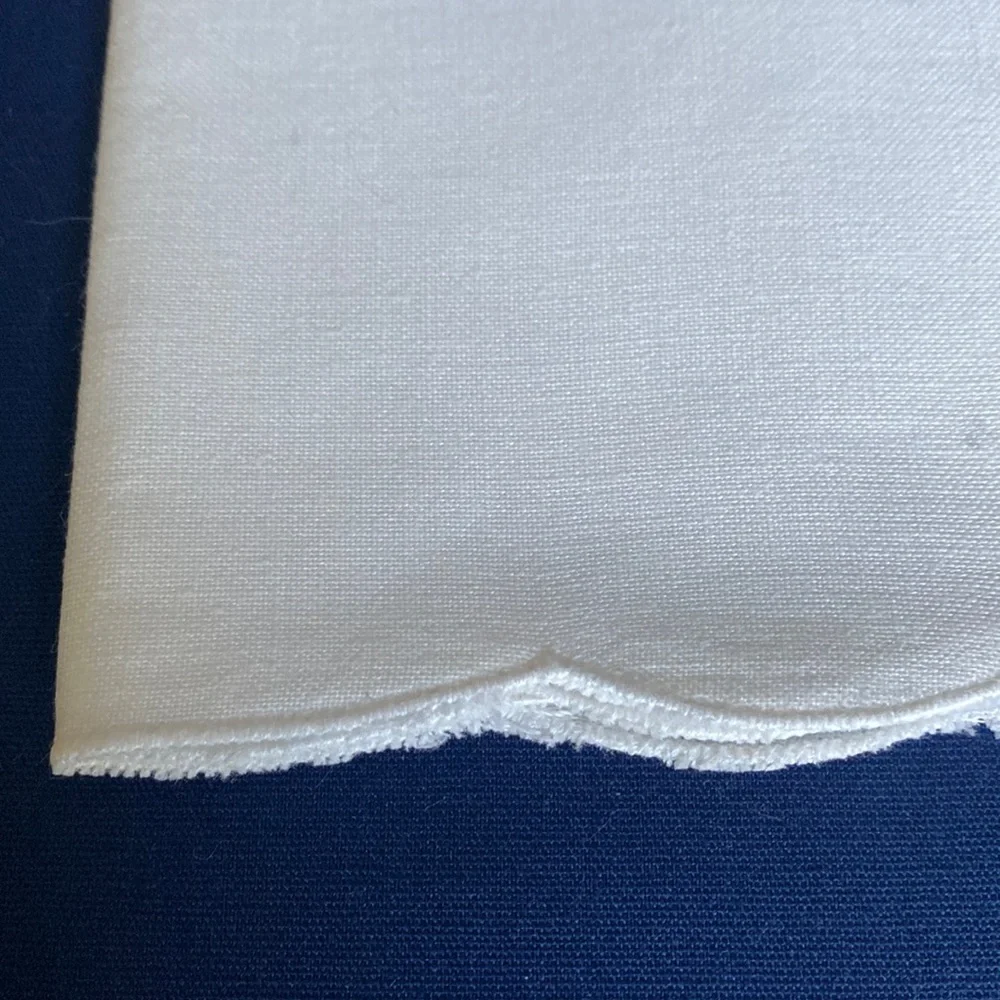 NWOT Set of 4 Hors D'oeuvre / Cocktail Embroidered Napkins
